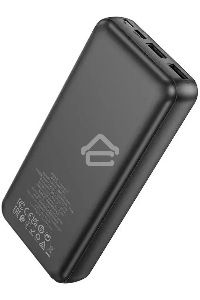 Мобильный аккумулятор Hoco J123A Element 20000mAh 2A 2xUSB-A черный