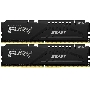 Оперативная память Kingston Fury Beast, DDR5, 16GB (2x8GB), 5600MHz, CL36, с радиаторами, черный