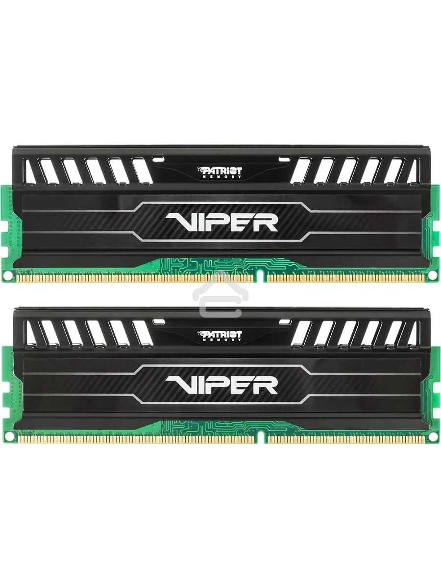 Оперативная память Patriot Viper 3, DDR3, 8GB (2x4 GB), 1600 MHz, CL9, DIMM, радиатор, черный