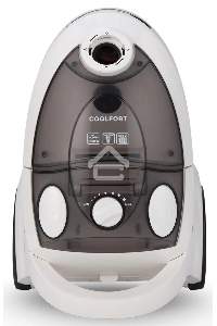 Пылесос Coolfort CF-3040 белый, 250/1800 Вт, уборка сухая, пылесборник контейнер, 2 л