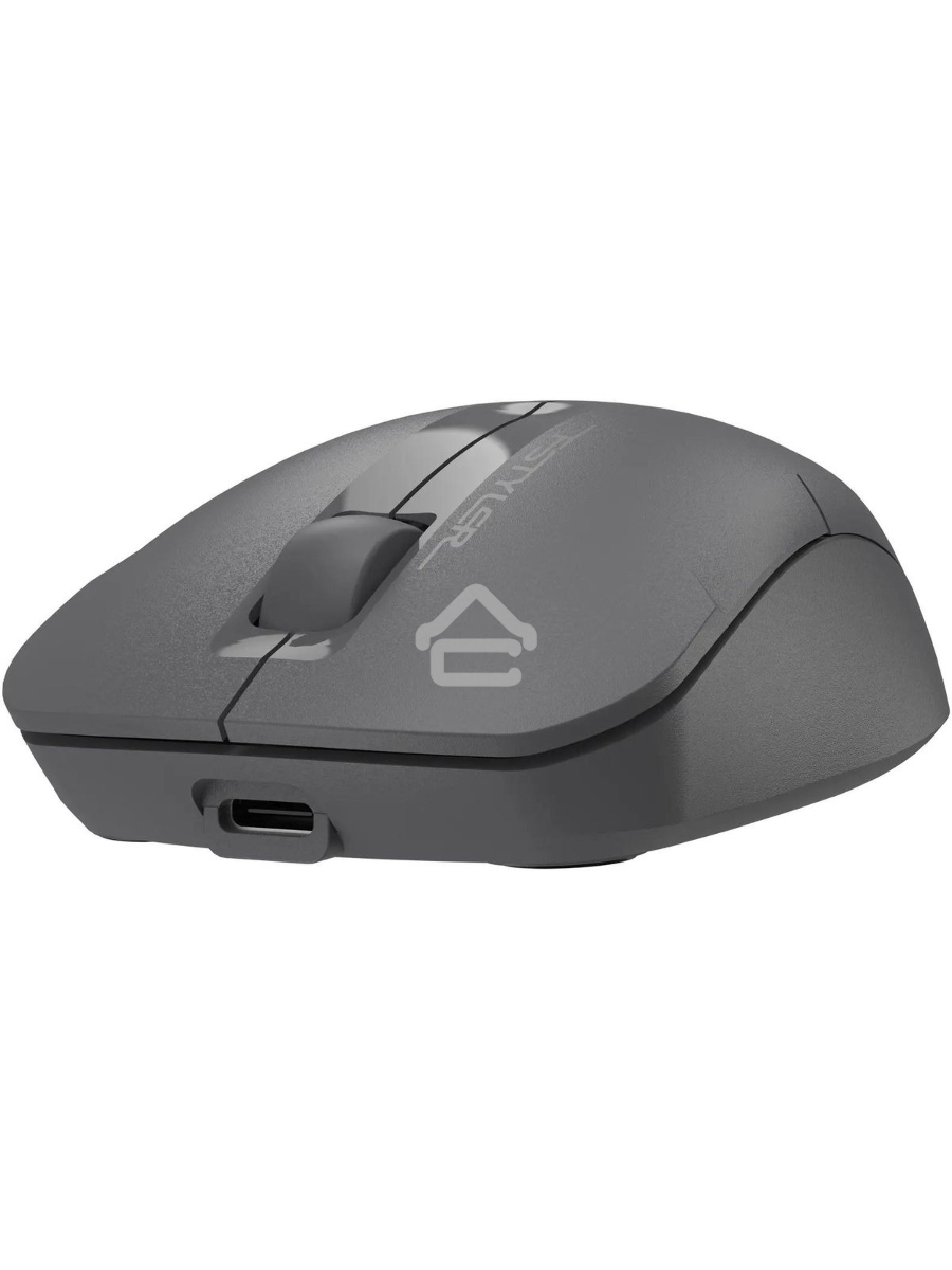 Мышь беспроводная A4Tech Fstyler FG15CS Air2 серый, 1200 dpi, радиоканал, USB, кнопки - 3