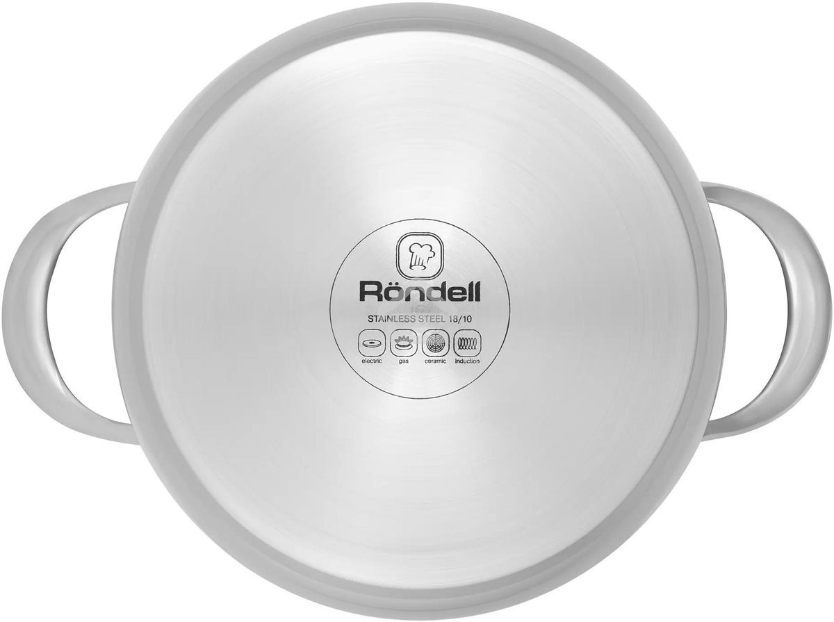 Кастрюля Rondell Admiring RDS-725, 3.8л, 20см, с крышкой, сталь