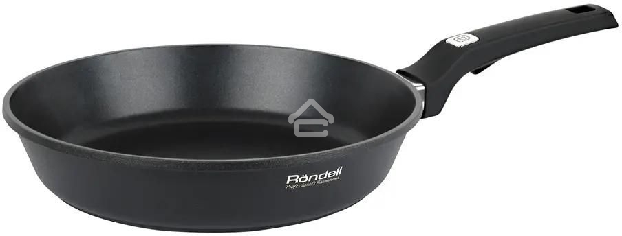 Сковорода Rondell Point RDA-1347, 26см, без крышки, графитовый