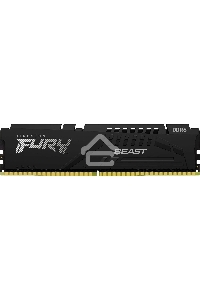 Оперативная память Kingston Fury Beast, DDR5, 16GB (1x16GB), 6800MHz, CL34, с радиатором, чёрный