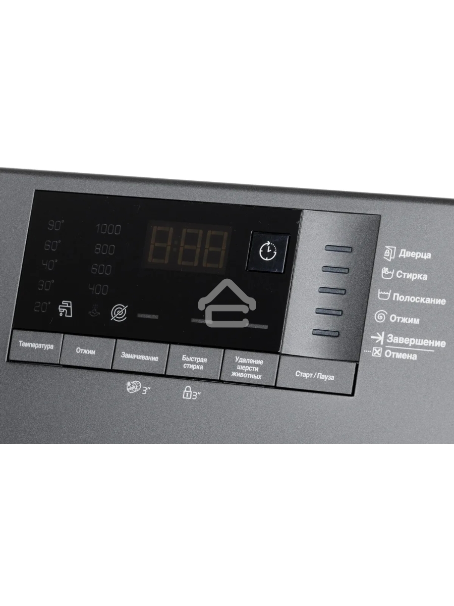 Стиральная машина Beko WSRE6512ZAA 7320210019 черный, загрузка фронтальная 6 кг, 1000 об/мин., класс: А++