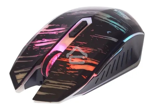 Мышь беспроводная Qumo Edge M17 черный, 2400 dpi, радиоканал, USB, кнопки - 6