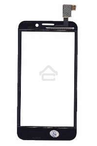 Сенсорное стекло (тачскрин) для Alcatel One Touch Snap 7025D, черное