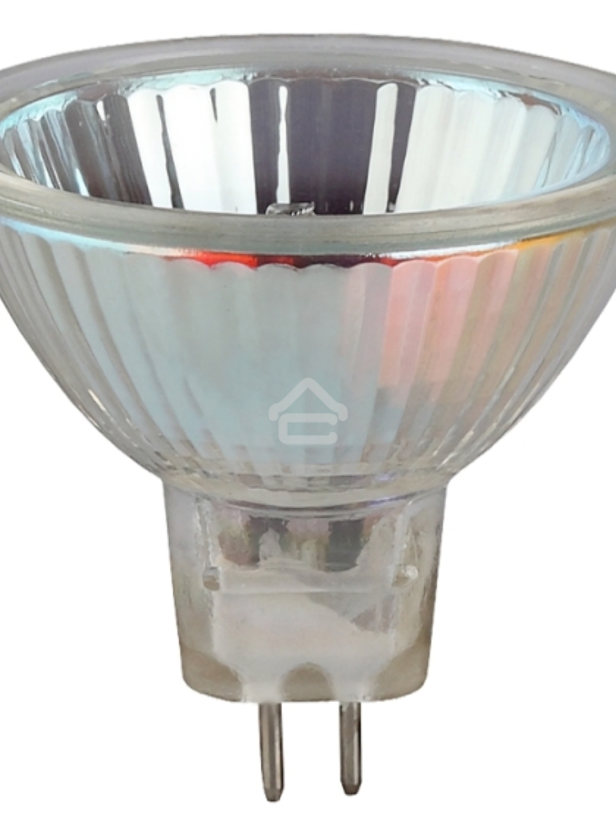 Лампочка галогенная ЭРА GU5.3-JCDR (MR16)-75W-230V-CL GU5.3 75Вт софит теплый белый свет