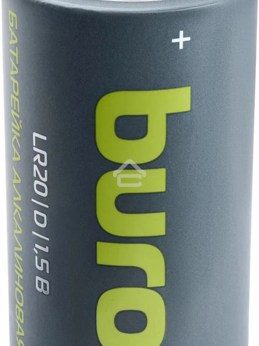 Батарея Buro Alkaline LR20 D 18000mAh (2шт) блистер, 1.5 В