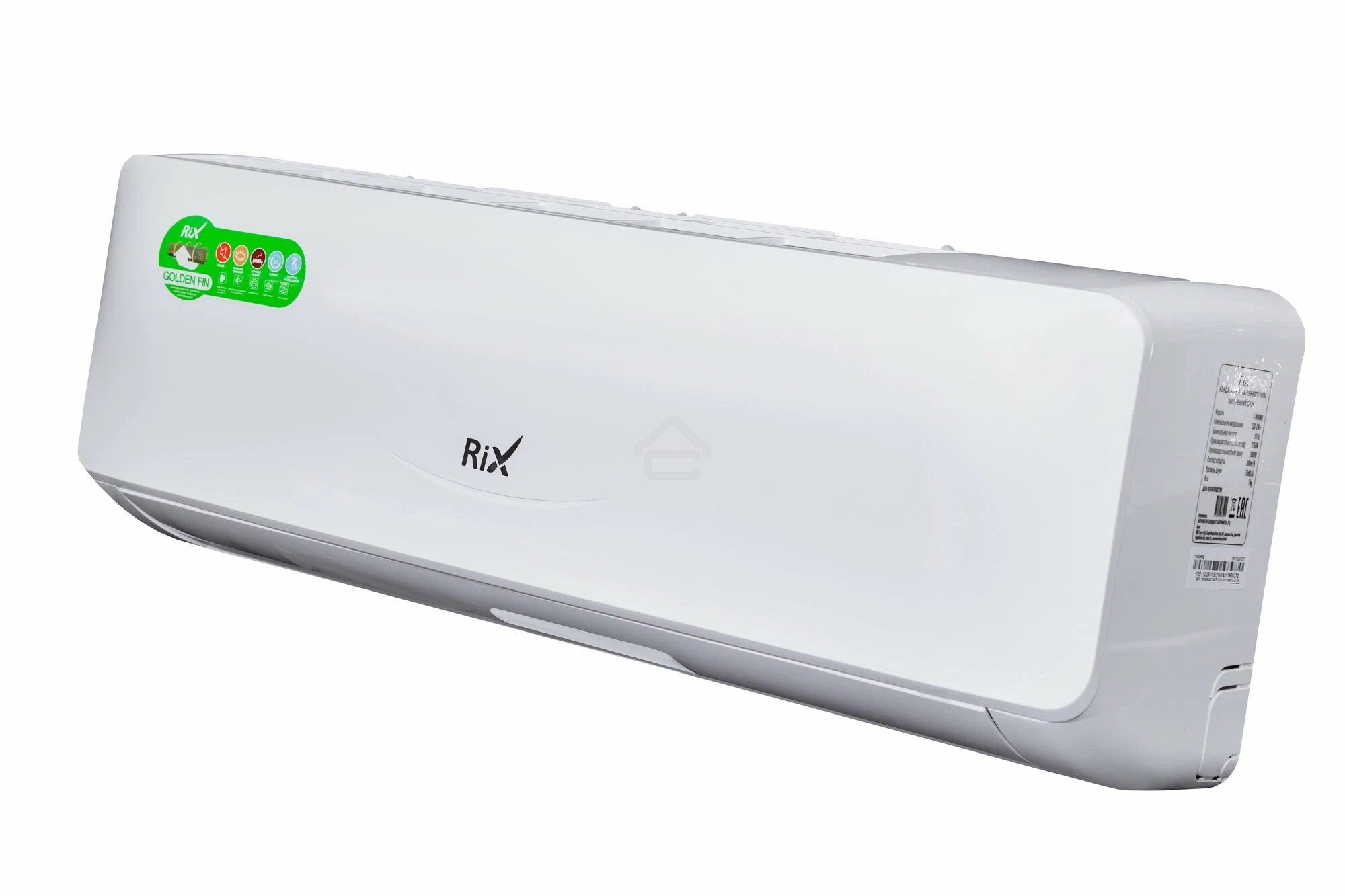 Кондиционер сплит-система настенного типа RIX LITE I/O-W09MB 9000 BTU, 25 м², 24 дБ, охлаждение, обогрев, осушение, белый