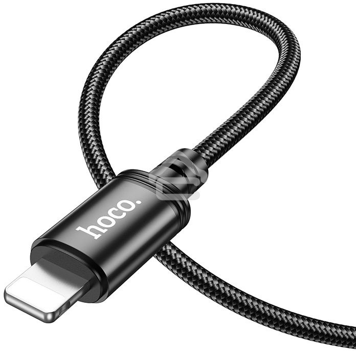 Кабель Hoco X89 Wind iP USB Type-C (m)-Lightning (m) 1м черный коробка
