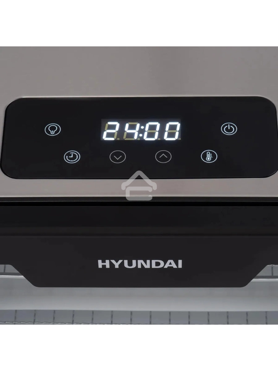 Сушка для фруктов и овощей Hyundai HYFD-8802 14под. 600Вт серебристый