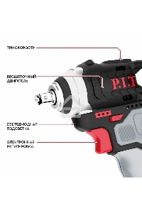 Гайковерт P.I.T. PIW12K-120A/2 аккум. патрон:квад.3/8