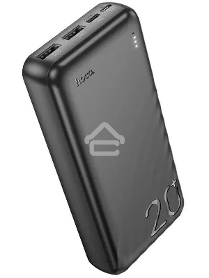 Мобильный аккумулятор Hoco J123A Element 20000mAh 2A 2xUSB-A черный