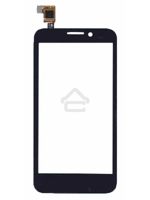 Сенсорное стекло (тачскрин) для Alcatel One Touch Snap 7025D, черное