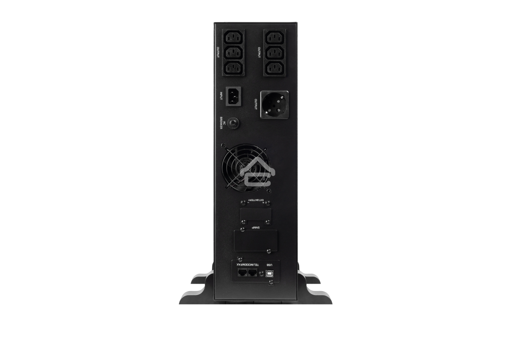 Источник бесперебойного питания SMARTWATT UPS DATA 3kVA Line-interactive SIN 3000VA/2400W (Euro x1, IEC C13 x6, USB, RJ11/RJ45 protection, SNMP, LCD