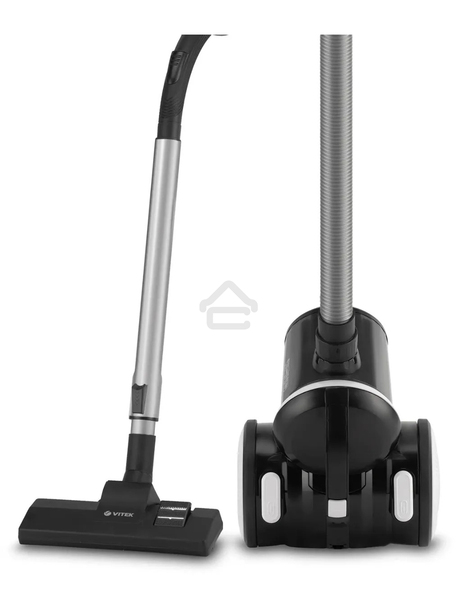 Пылесос Vitek Metropolis VT-8142 черный, 200/1500 Вт, уборка сухая, пылесборник циклонный фильтр 1.8 л