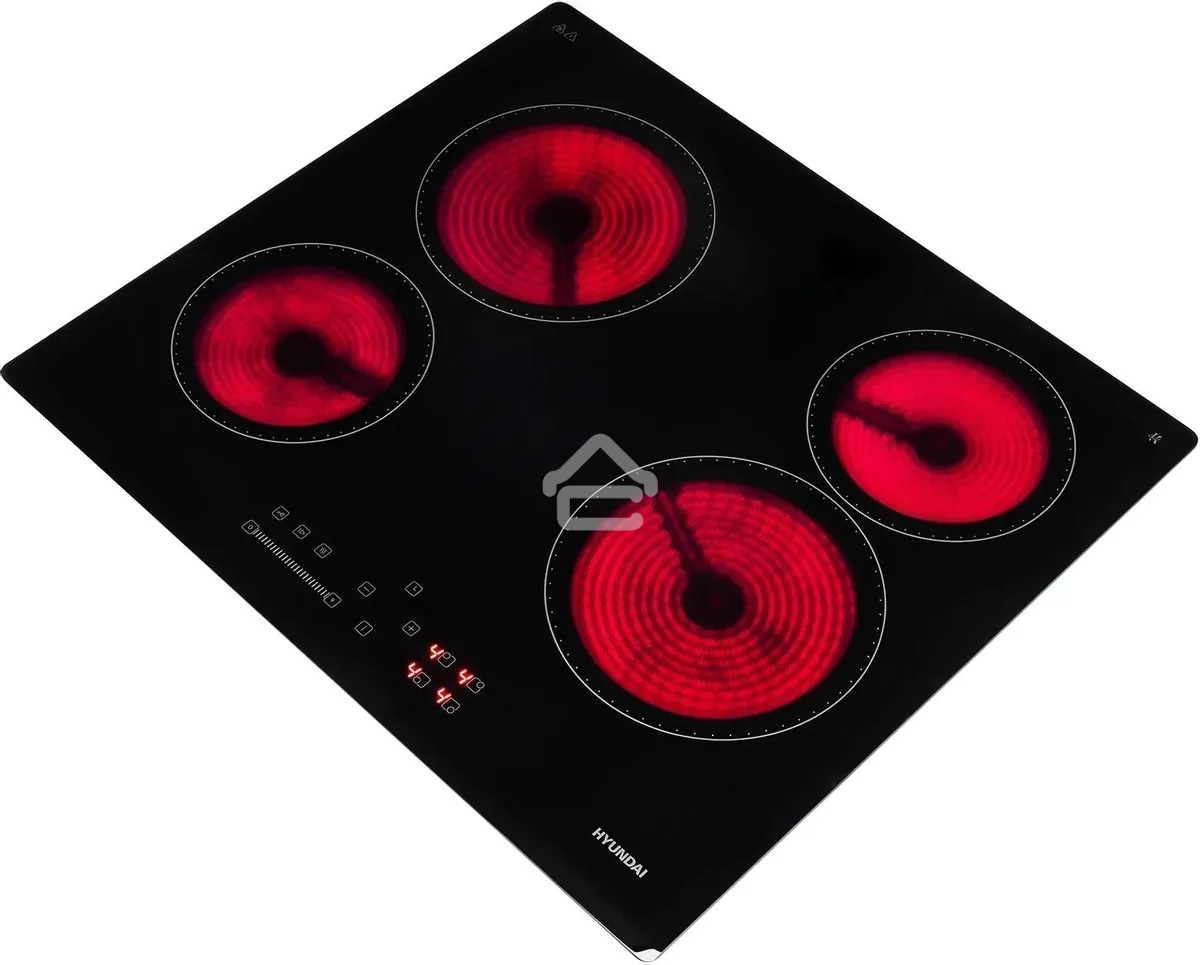 Электрическая варочная панель Hyundai HHE 6451 BG Hi-Light, независимая, черный