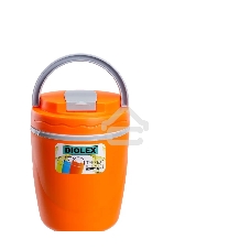 Термос Diolex DXC-1400-3-OR 1400 мл, оранжевый, пищевой пластик с колбой из нерж. стали