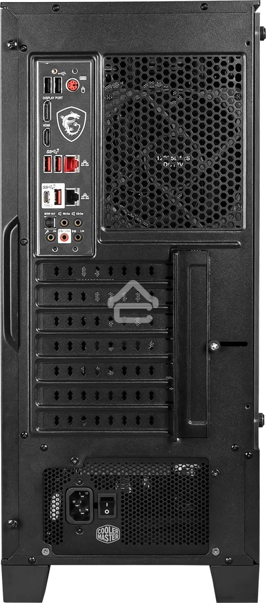 Компьютерный корпус MSI MAG FORGE 100M / mid-tower, ATX, tempered glass side panel / 2x RGB 120mm & 1x 120mm fans inc. / MAG FORGE 100M
