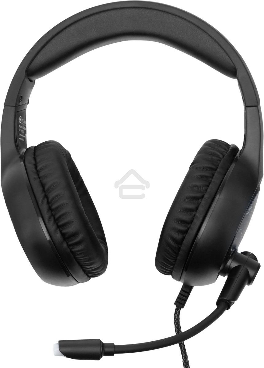 Наушники с микрофоном Oklick HS-L930G SNORTER черный/синий 2м мониторные USB оголовье (HS-L930G)