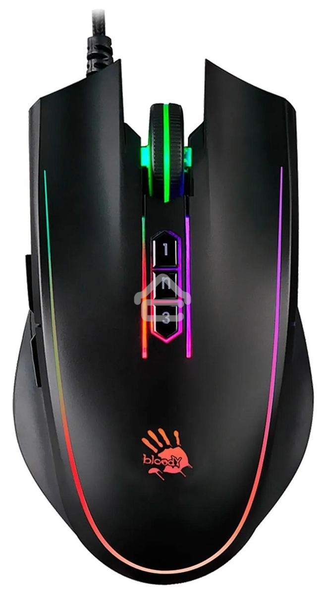 Мышь A4Tech Bloody P81s черный оптическая (8000dpi) USB (8but)