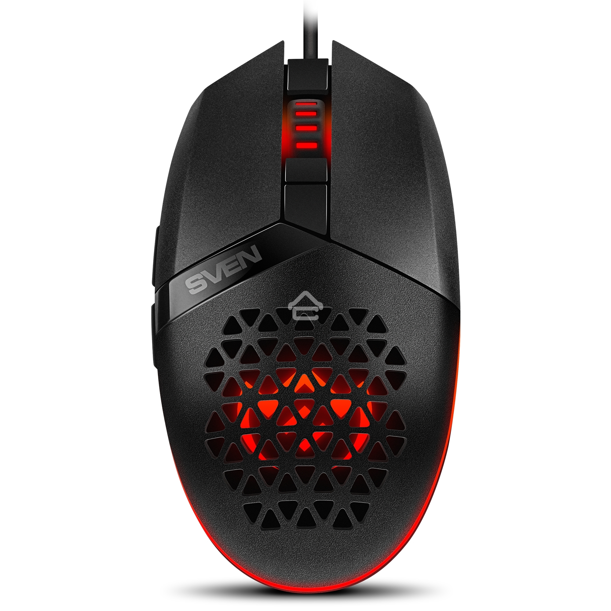 Мышь проводная SVEN RX-G735 черный, 4000 dpi, USB, кнопки - 6