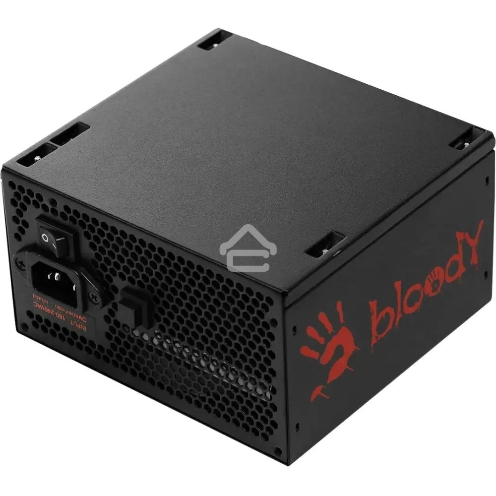 Блок питания Bloody BD-PS700W, 700Вт, 80 PLUS белый, 120мм, черный