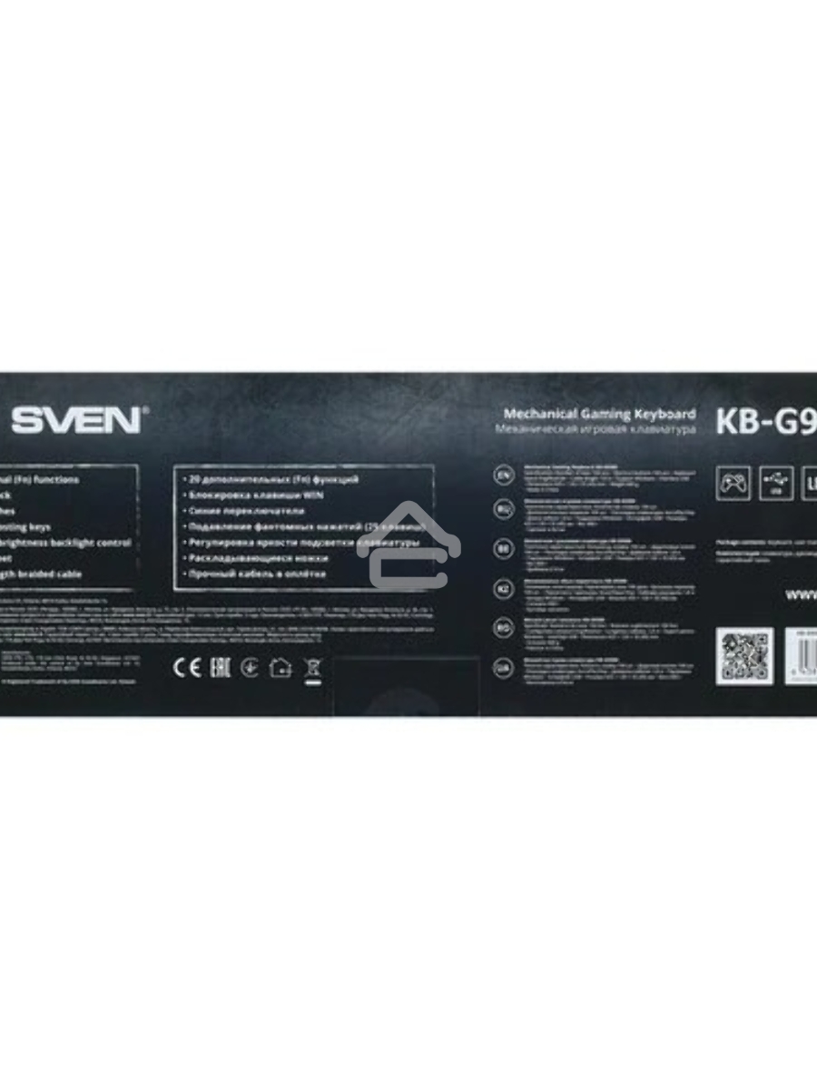Игровая клавиатура Sven KB-G9300 чёрная (Outemu Blue switches,104кл., подсветка)