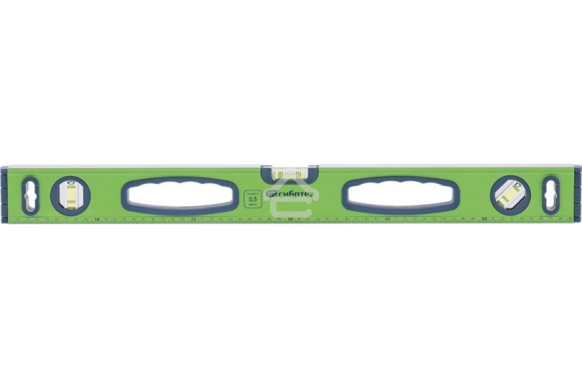 Уровень Сибртех алюминиевый УСМ-0,5-2000, фрезерованный, 3 глазка 34121