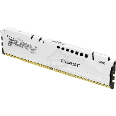 Оперативная память Kingston Fury Beast, DDR5, 32Gb (1x32Gb), 5600MHz, CL36, DIMM, с радиаторами, белый