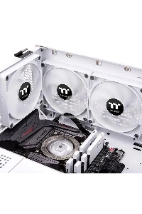 Комплект вентиляторов для корпуса Thermaltake CT120 (2 шт.) белый, 120 мм, 2000 об/мин, 25.8 дБ, 4 pin