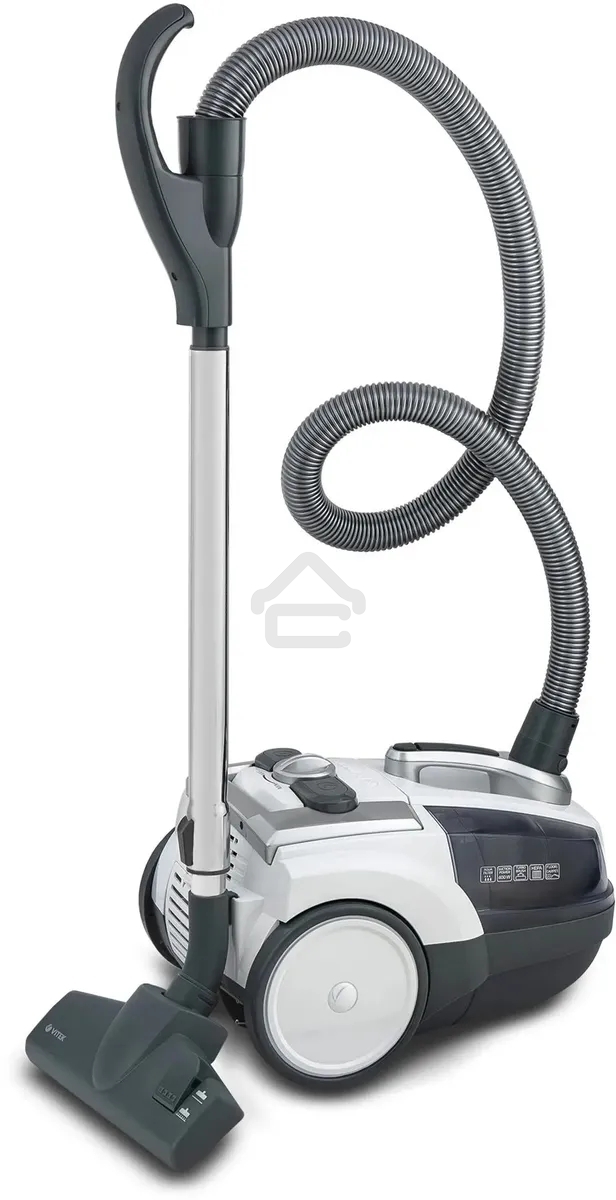 Пылесос Vitek VT-1833-01-PR жемчужный, 400/1800 Вт, уборка сухая, пылесборник контейнер, аквафильтр 3.5 л