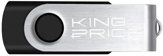 Флешка USB KingPrice KPFD2 (KPFD2A008ABK), 8Gb, USB 2.0, R/W 15/5, черный