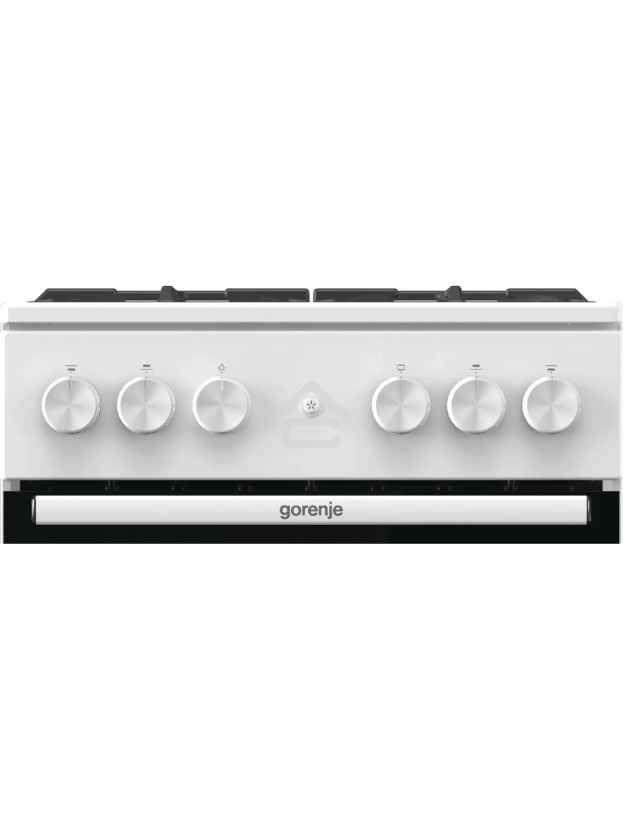 Плита газовая Gorenje GG5A11WF белый, конфорок 4 газовых, духовка 70 л, 50 см x 85 см x 59.4 см