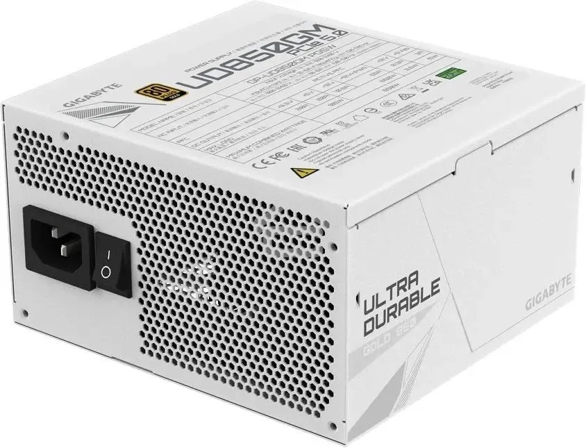 Блок питания Gigabyte ATX 850W GP-UD850GM 80 PLUS gold (20+4pin) APFC 120мм fan 8xSATA Cab Manag RTL