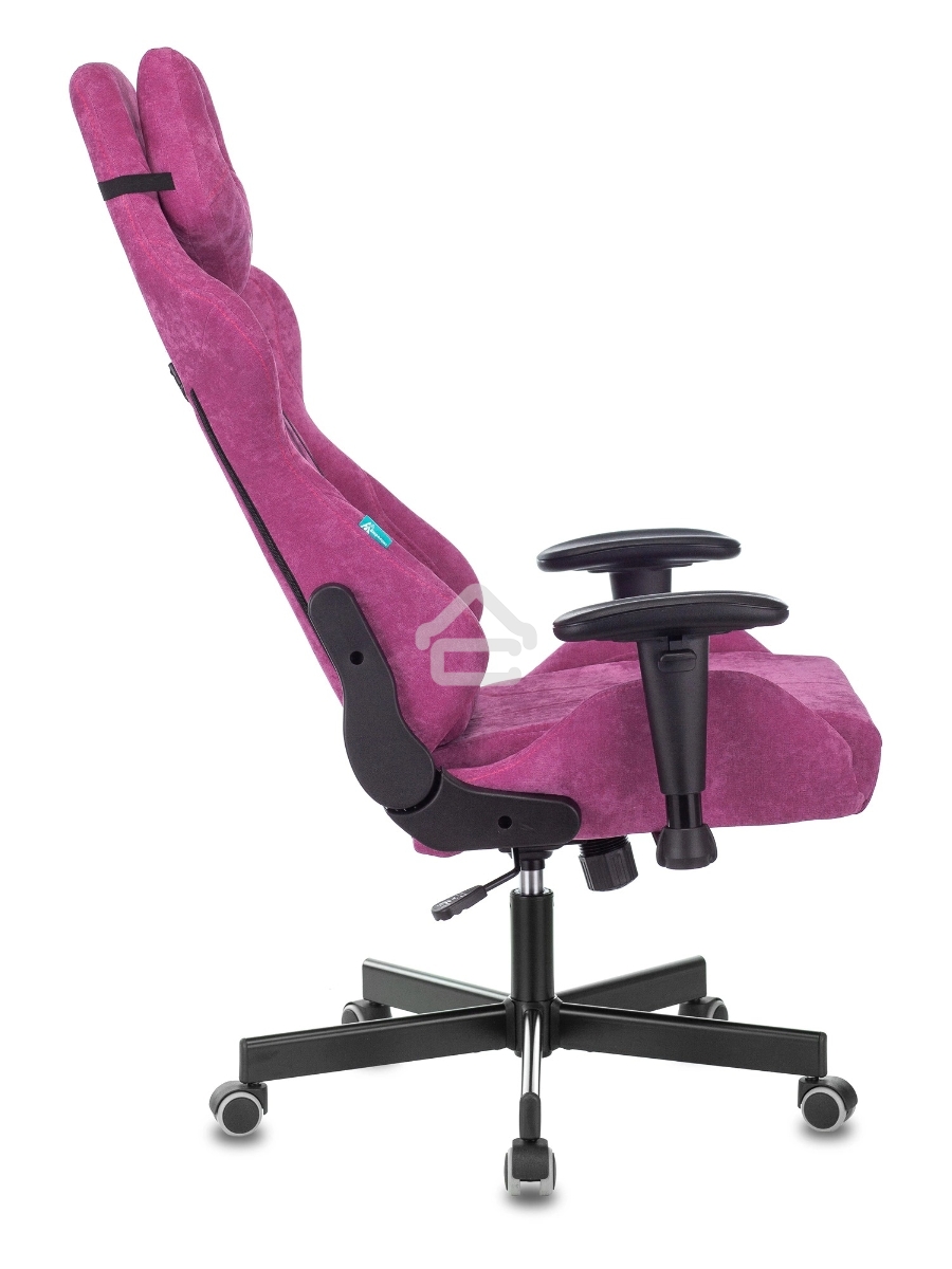 Кресло игровое Бюрократ VIKING KNIGHT LT15 FABRIC малиновый крестовина металл/пластик