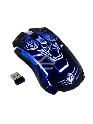 Мышь беспроводная Dialog Gan-Kata MRGK-12UR черный, 1600 dpi, радиоканал, USB, кнопки - 6