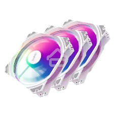 Комплект вентиляторов для корпуса Alseye M120-PWA KIT белый, 120 мм, 1700 об/мин, 33.8 дБ, 4 pin