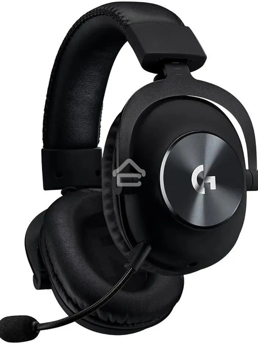Наушники с микрофоном Logitech G Pro X черный 2м мониторные оголовье (981-000819)