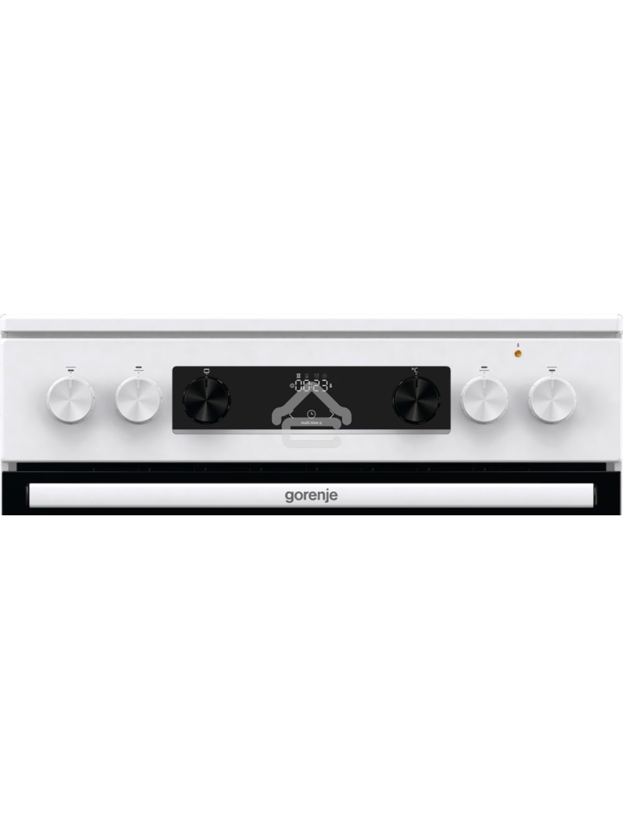 Плита электрическая Gorenje GEC6C40WD белый, конфорок 4 электрических, духовка 71 л, 60 см x 85 см x 60 см