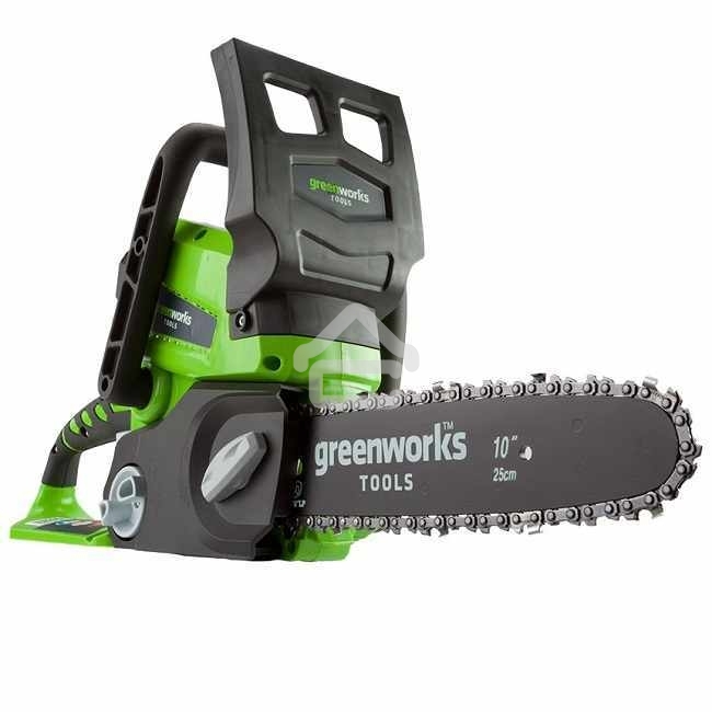 Цепная пила аккумуляторная GreenWorks G24CS25K2, 24V, 25 см, c АКБ 2Ач и ЗУ (2007707UA)