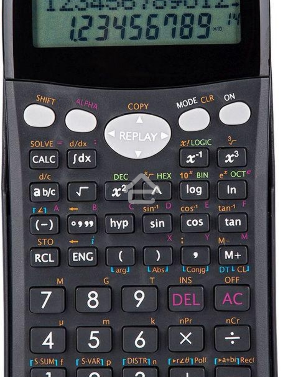 Калькулятор научный Deli ED-100MS черный 12-разр.