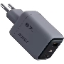 Сетевое зарядное устройство Aukey Comet Mix 67W 2C+A  серый