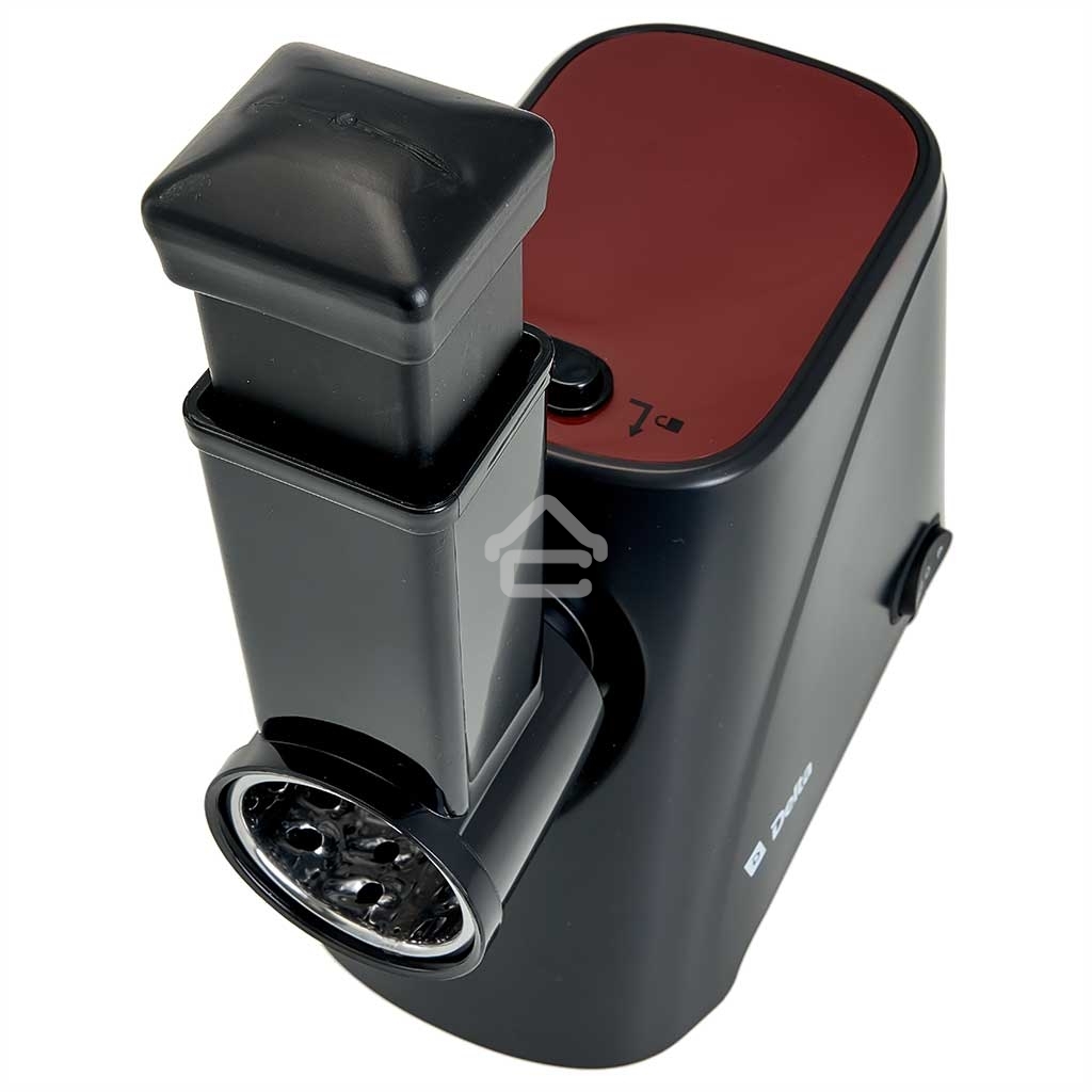 Мясорубка DELTA DL-6106M черный с красным