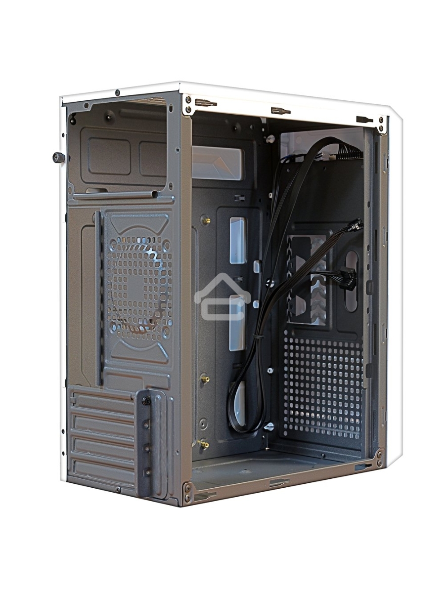 Компьютерный корпус MiniTower Ginzzu B185 White mATX,2xUSB2.0, белый,w/o PSU, w/o fan (Ginzzu B185)
