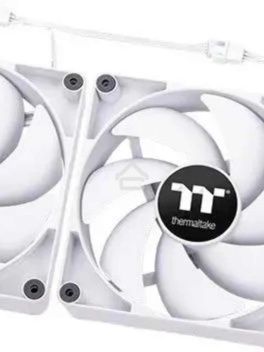 Комплект вентиляторов для корпуса Thermaltake CT120 (2 шт.) белый, 120 мм, 2000 об/мин, 25.8 дБ, 4 pin
