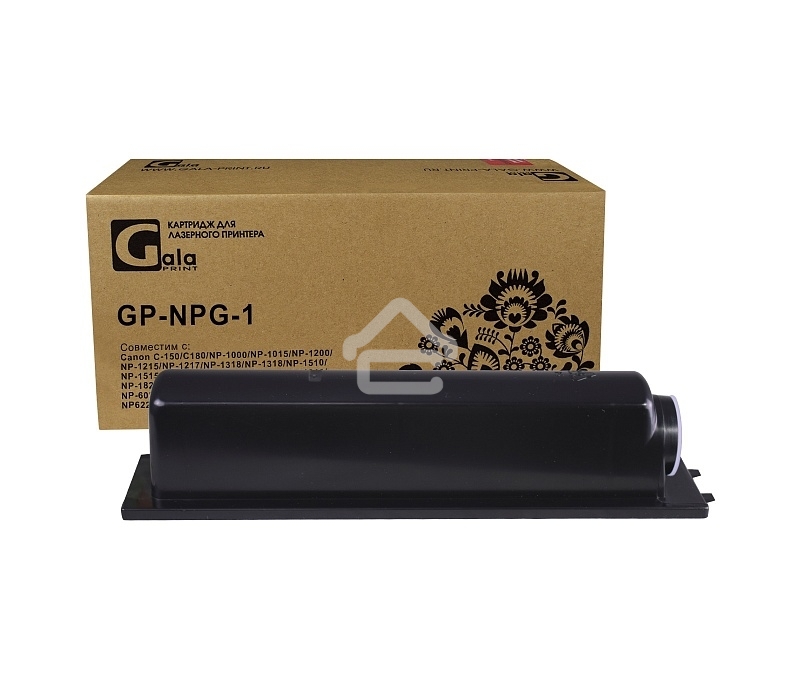 Картридж GalaPrint GP-NPG-1 черный (3800 стр) для Canon C-150/C180/NP-1000/NP-1015/NP-1200/NP-1215/NP-1217/NP-1318/NP-1318/NP-1510/NP-1515/NP-1520/NP-1530/NP-1550/NP-1812/NP-1820/NP-2010/NP-2020/NP-2120/NP-6020/NP-6021/NP-6115/NP-6116/NP-6117/NP-6216/NP62