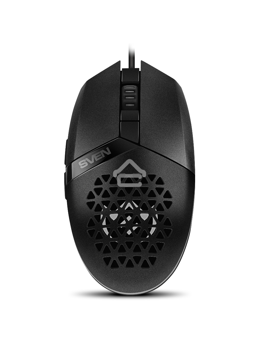 Мышь проводная SVEN RX-G735 черный, 4000 dpi, USB, кнопки - 6