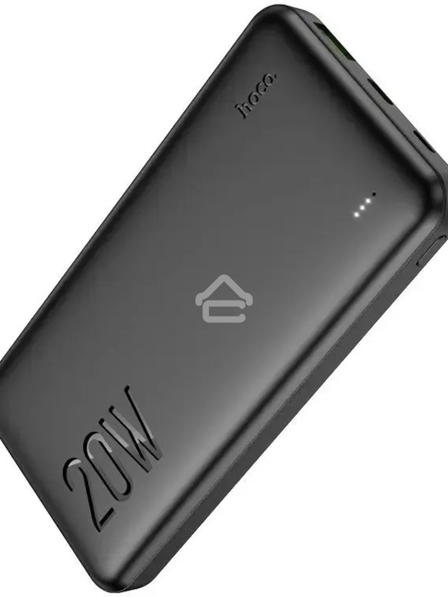Мобильный аккумулятор Hoco J87 Tacker 10000mAh QC3.0/PD3.0 20W 3A USB-A/USB-C черный